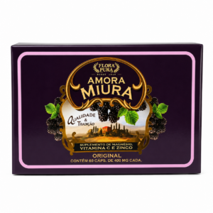 Amora Miúra Em Cápsulas 400mg(suplemento de Magnésio, Vitamina C e Zinco)